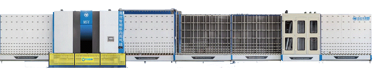 Ligne de gonflage de panneaux de verre isolants entièrement automatique 2840 Ligne de gonflage de panneaux de verre isolants entièrement automatique 2840